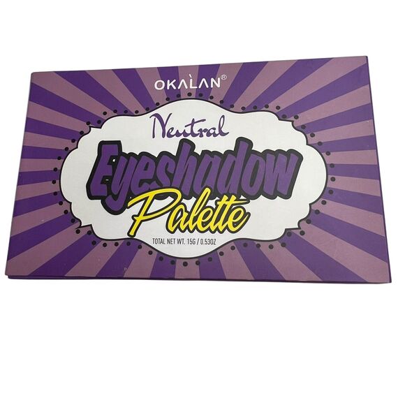 OKALAN Neutral Eyeshadow Palette 15 Colors Makeup Cosmetic Eye Shadow 0.53 oz - Picture 8 of 8